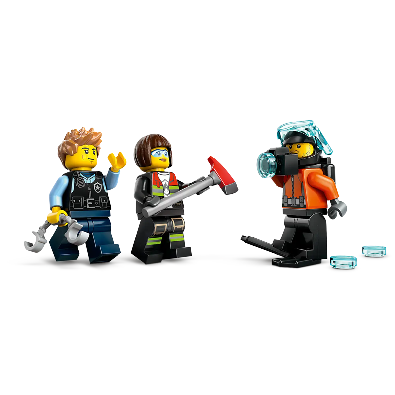 LEGO City 60462 Helicopter, Fire Truck & Submarine Remix