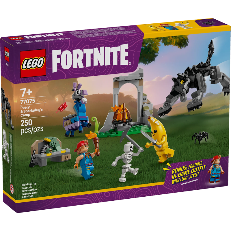 LEGO Fortnite 77075 Peely & Sparkplug's Camp