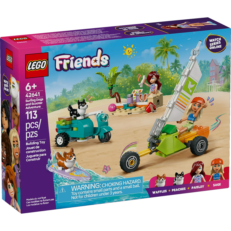LEGO Friends 42641 Surfing Dogs and Scooter Adventure