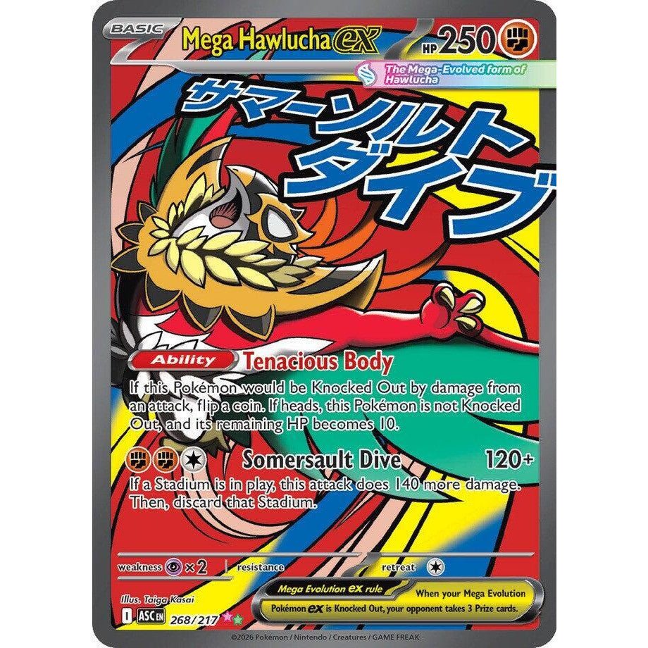 PKM [ME02.5-ASC-268 MAR] Mega Hawlucha ex