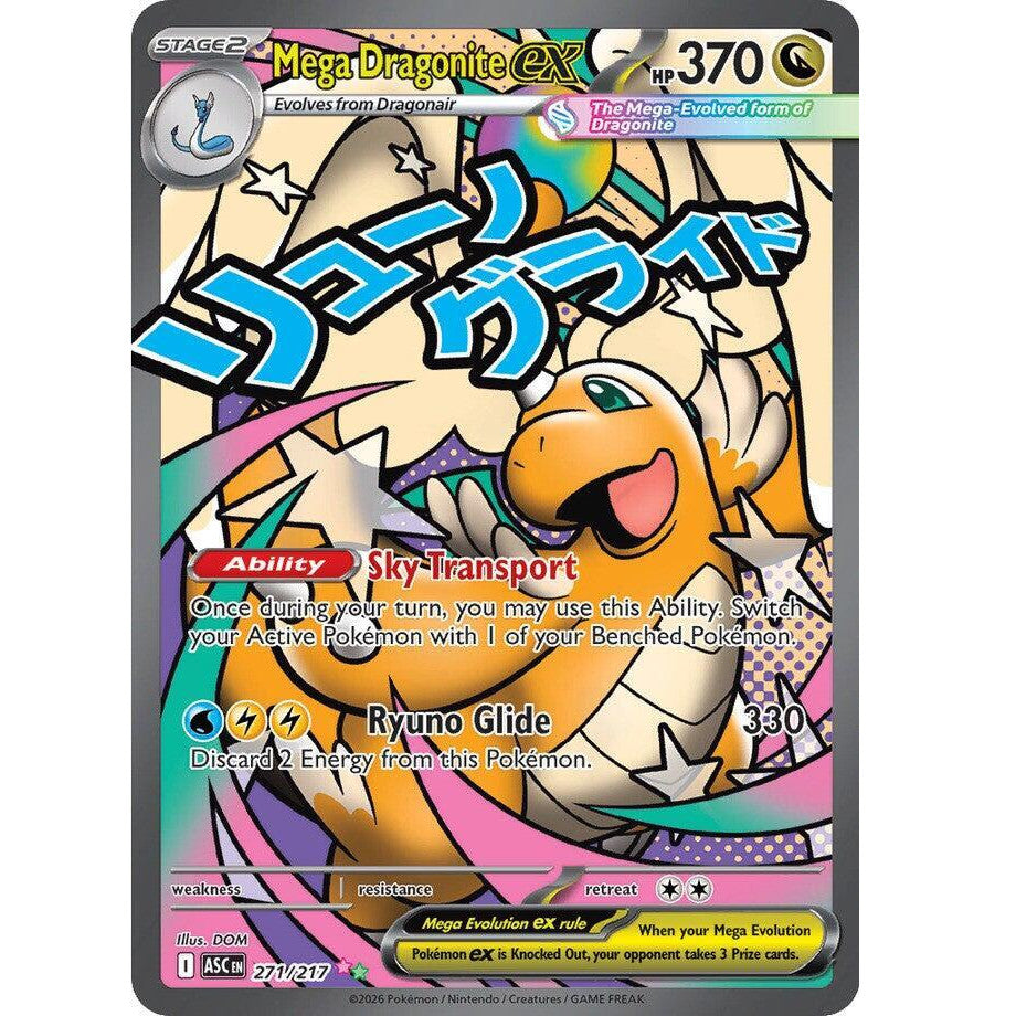 PKM [ME02.5-ASC-271 MAR] Mega Dragonite ex