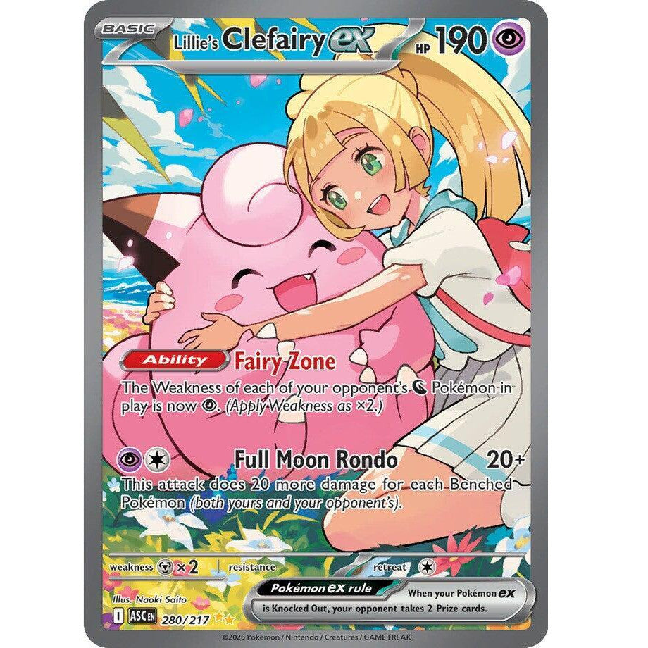 PKM [ME02.5-ASC-280 SIR] Lillie's Clefairy ex