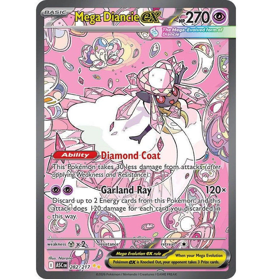 PKM [ME02.5-ASC-282 SIR] Mega Diancie ex