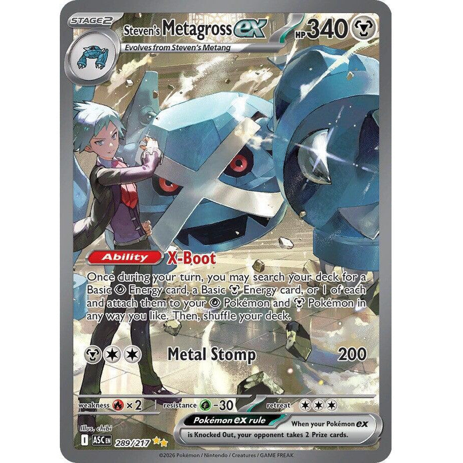 PKM [ME02.5-ASC-289 SIR] Steven's Metagross ex