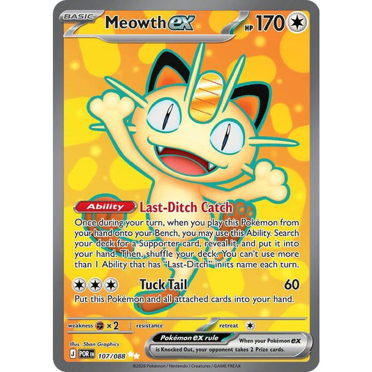 PKM [ME03-POR-107 UR] Meowth ex