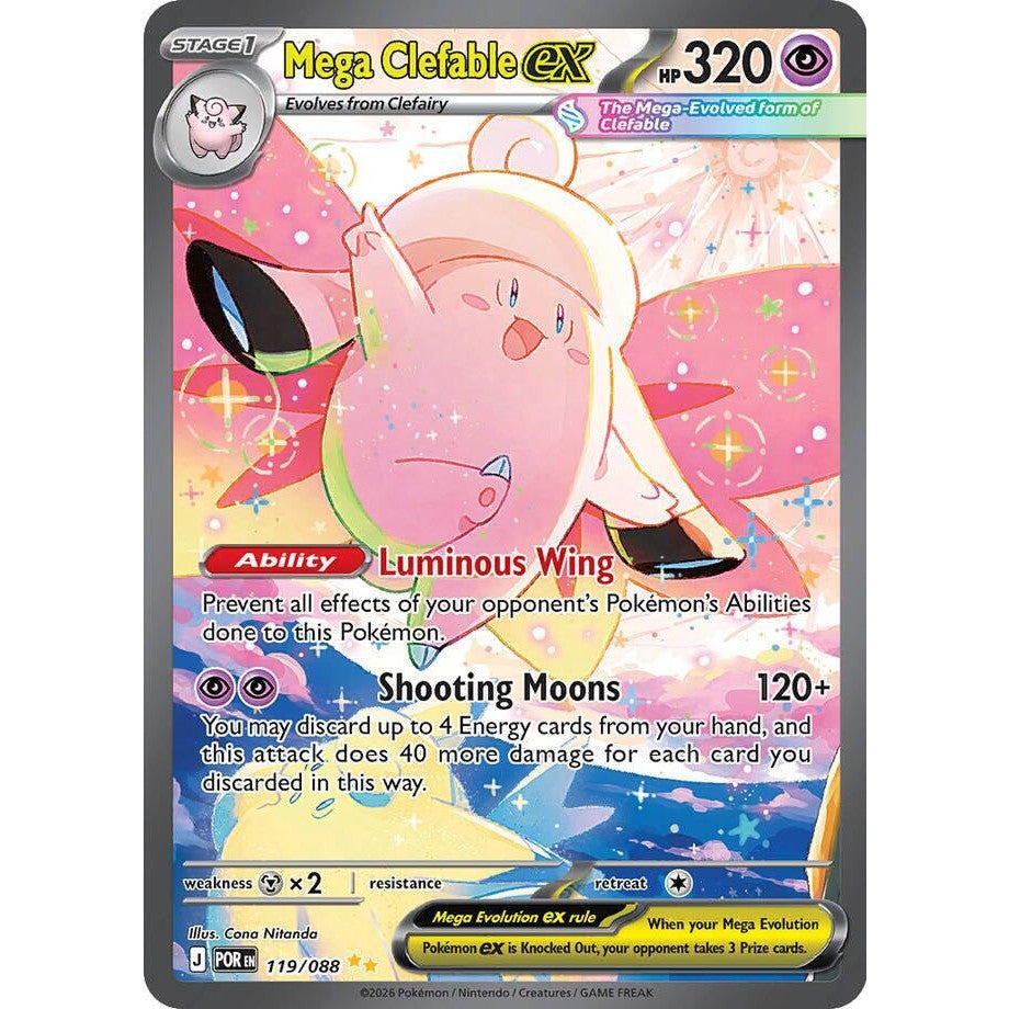 PKM [ME03-POR-119 SIR] Mega Clefable ex