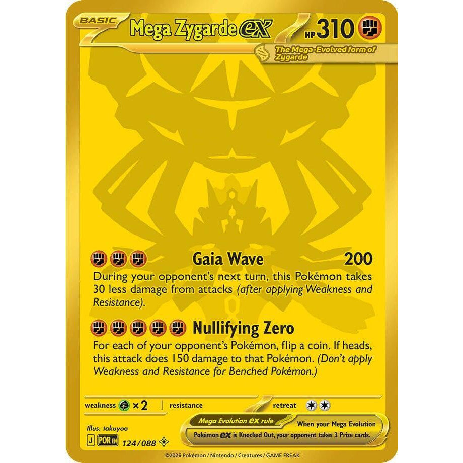 PKM [ME03-POR-124 MHR] Mega Zygarde ex