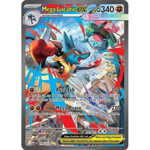 PKM [ME01-MEG-179 SIR] Mega Lucario ex - 179/132