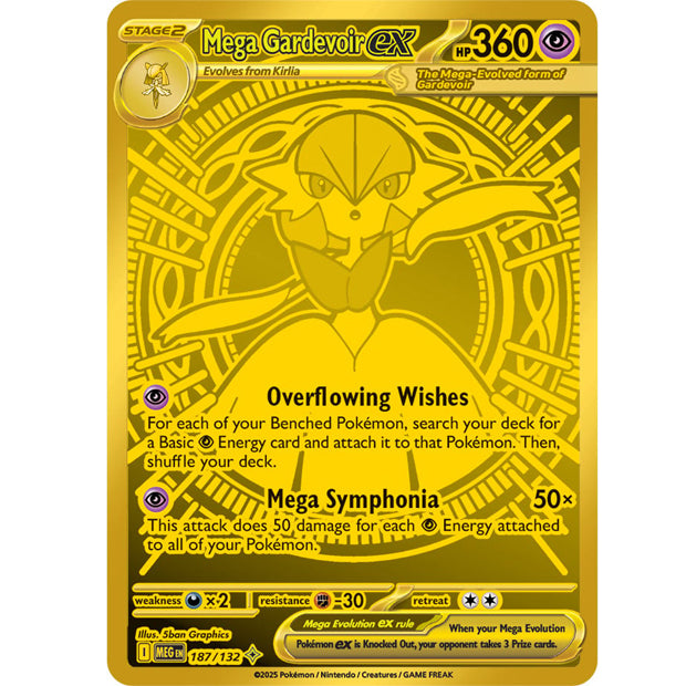 PKM [ME01-MEG-187 MHR] Mega Gardevoir ex - 187/132