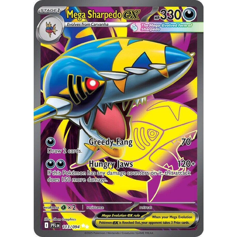 PKM [ME02-PFL-113 UR] Mega Sharpedo ex - 113/094
