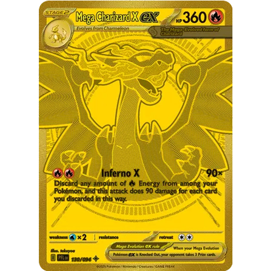 PKM [ME02-PFL-130 MHR] Mega Charizard X ex - 130/094