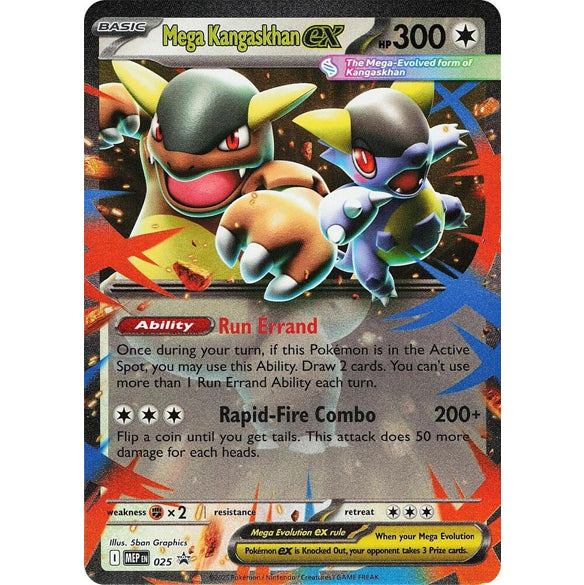 PKM [MEP-025 P] Mega Kangaskhan ex