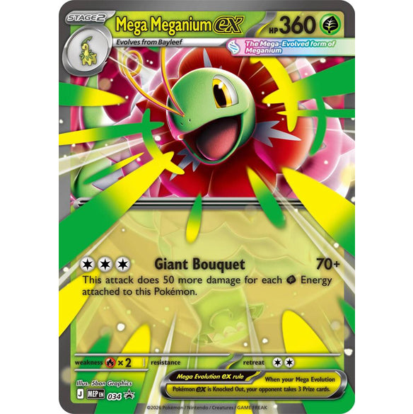 PKM [MEP-034 P] Mega Meganium ex