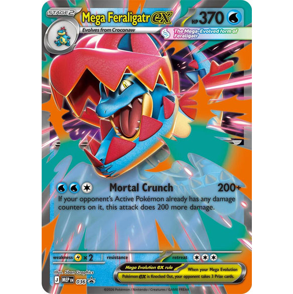 PKM [MEP-036 P] Mega Feraligatr ex