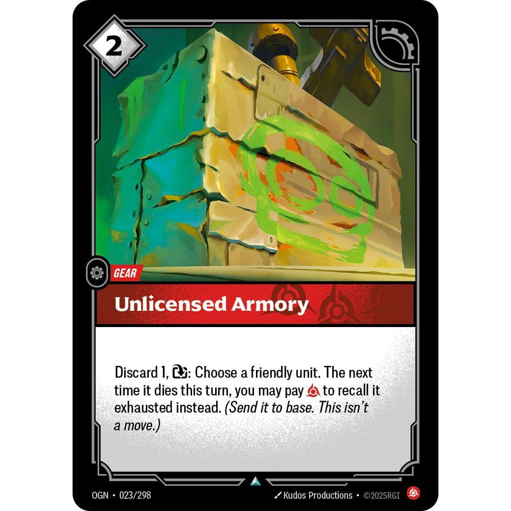 RFB [RFB01-OGN-023 U] Unlicensed Armory