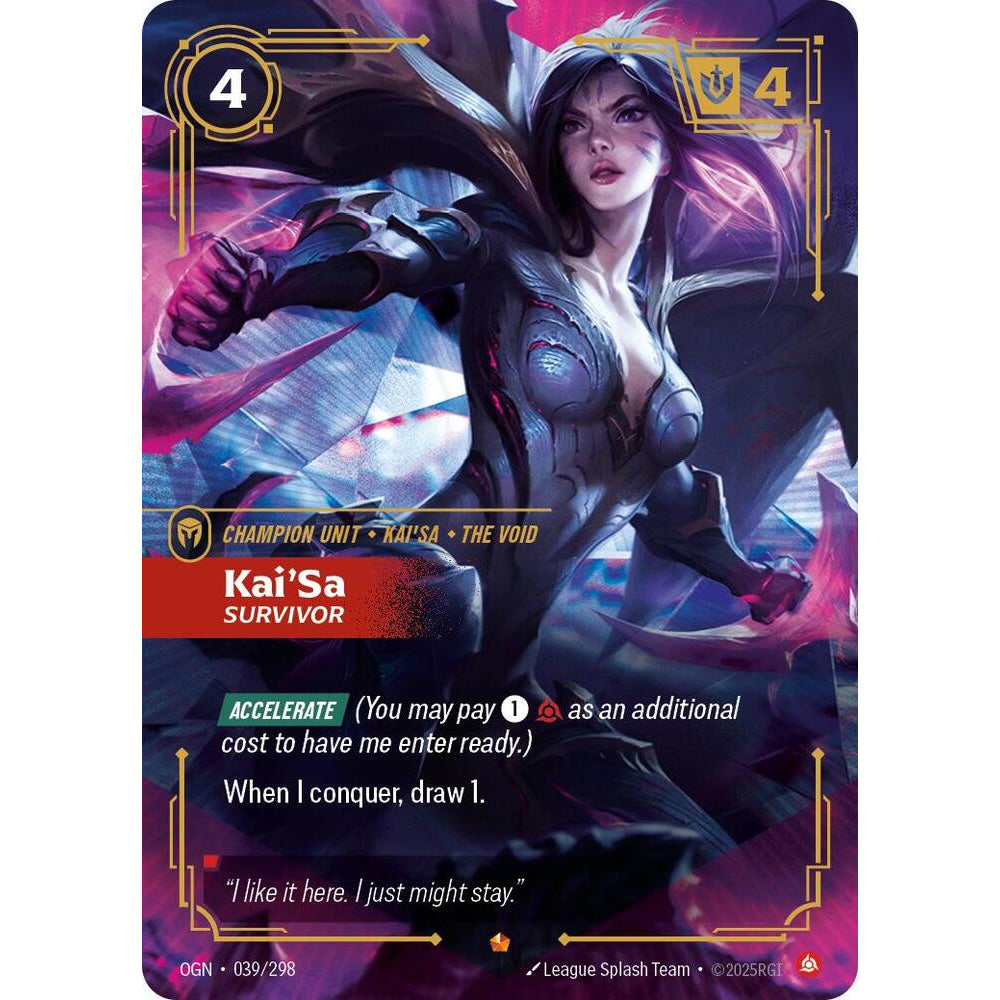 RFB [RFB01-OGN-039 E] Kai'Sa - Survivor