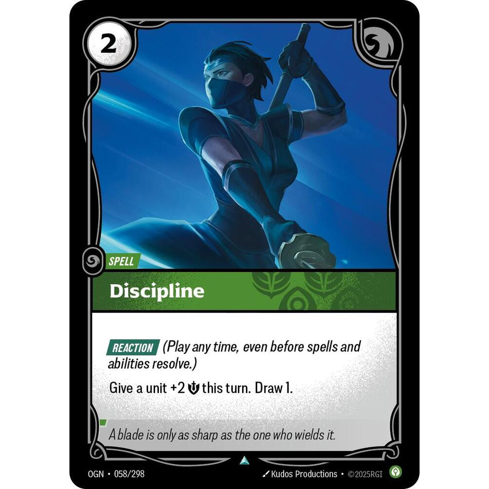 RFB [RFB01-OGN-058 U] Discipline