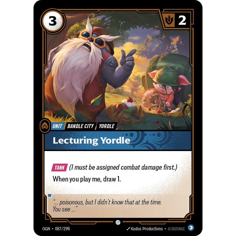 RFB [RFB01-OGN-087 C] Lecturing Yordle