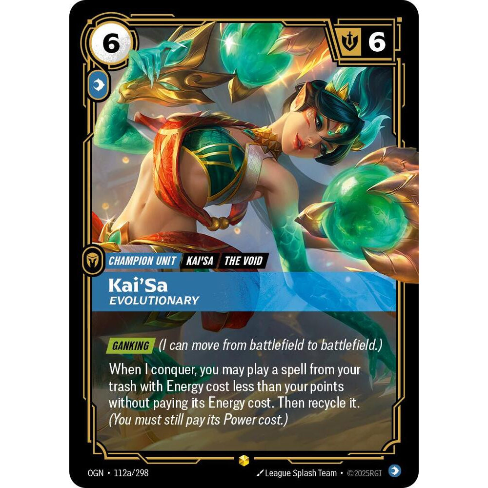 RFB [RFB01-OGN-112a AA] Kai'Sa - Evolutionary (Alternate Art)