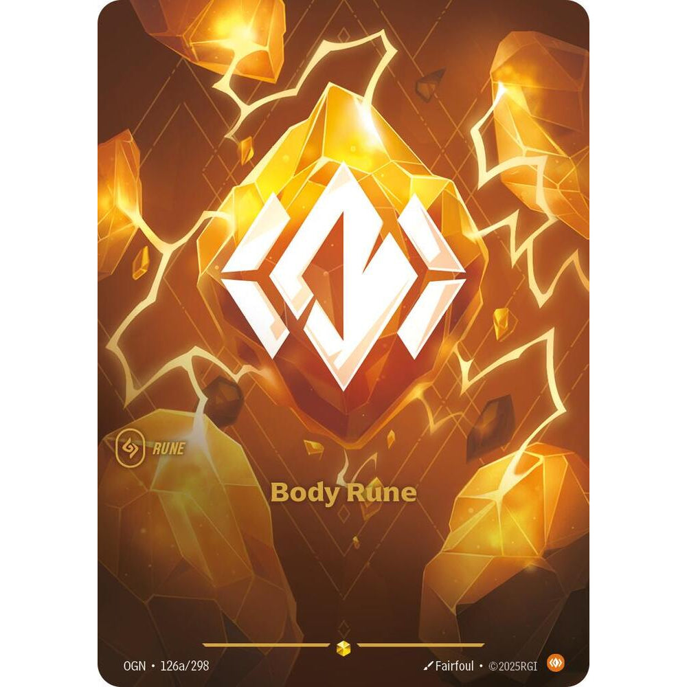 RFB [RFB01-OGN-126a AA] Body Rune (Alternate Art) – Bento Gaming