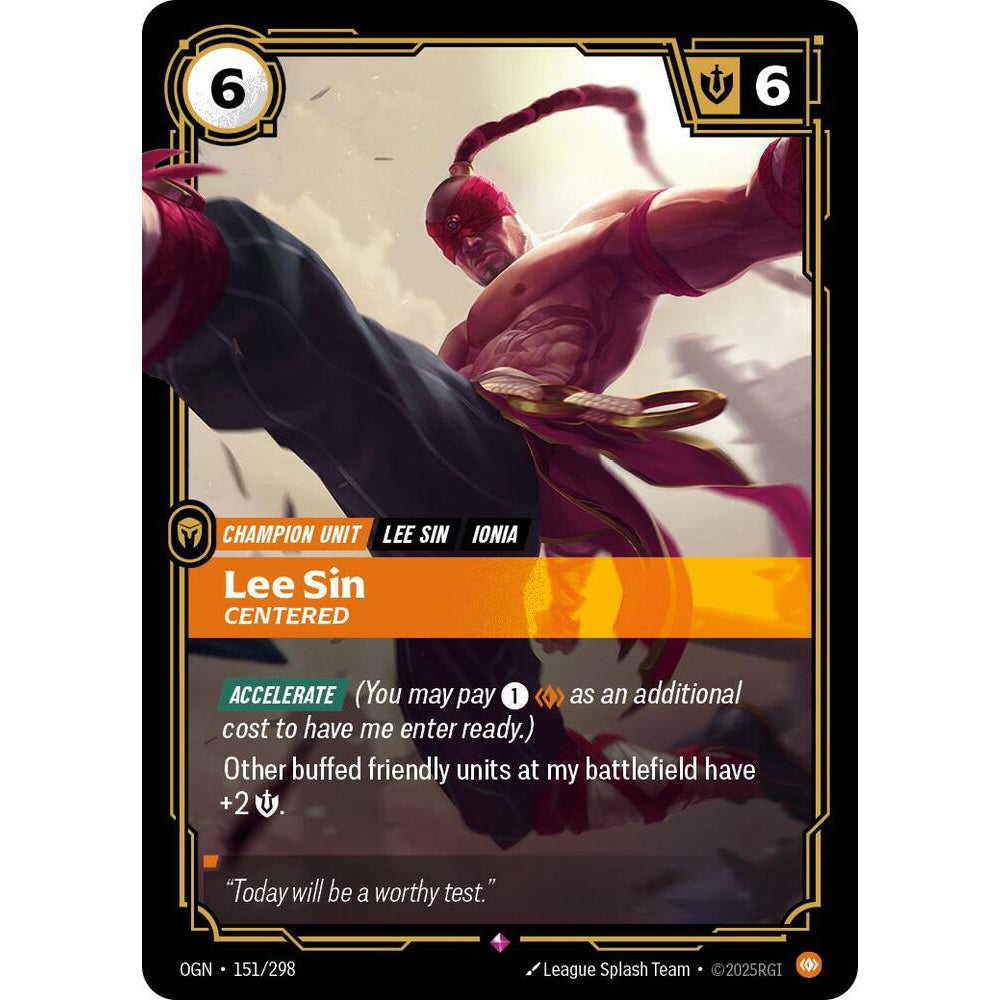 RFB [RFB01-OGN-151 R] Lee Sin - Centered