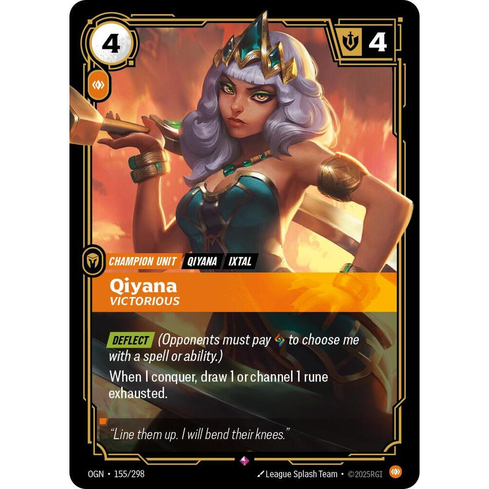 RFB [RFB01-OGN-155 R] Qiyana - Victorious