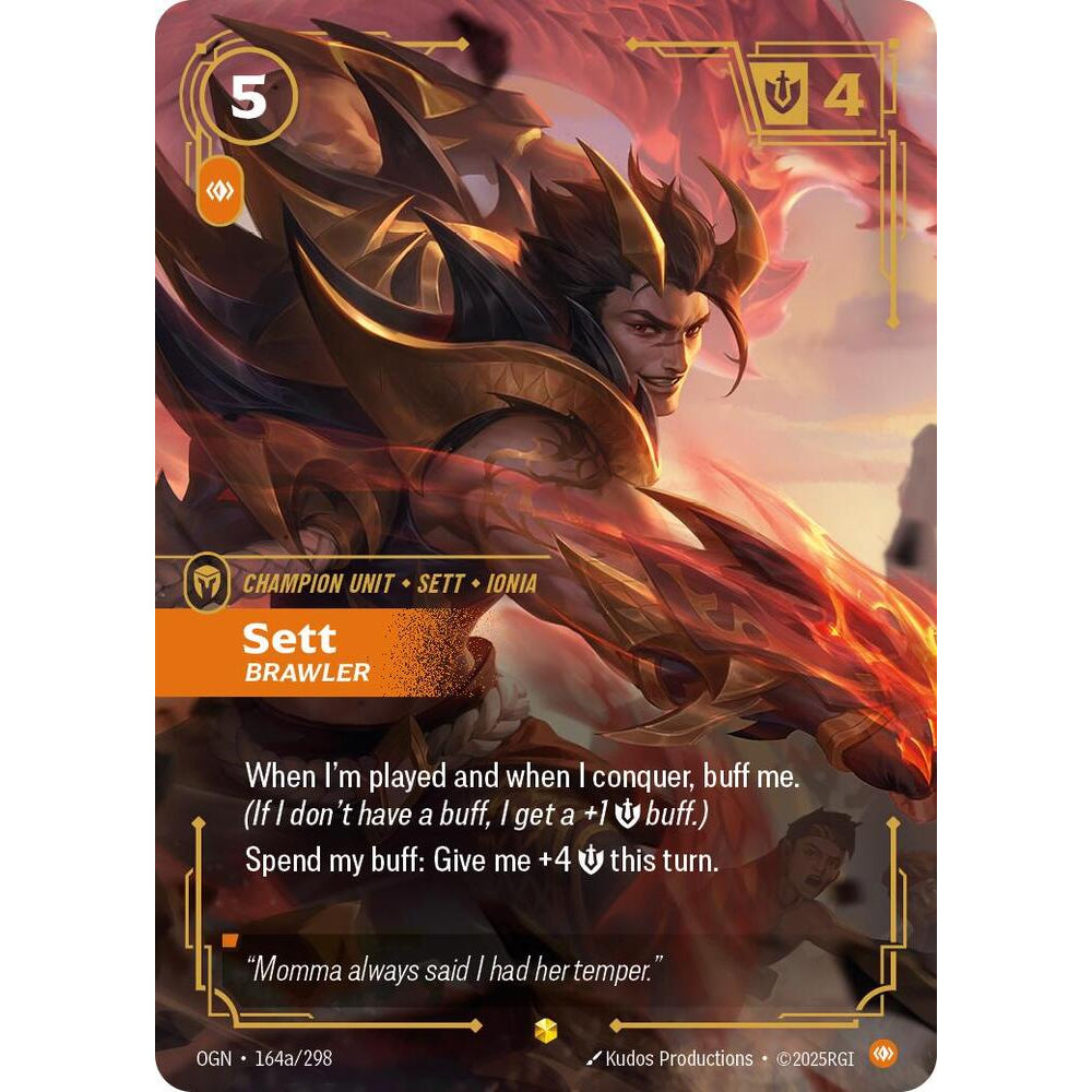 RFB [RFB01-OGN-164a AA] Sett - Brawler (Alternate Art)