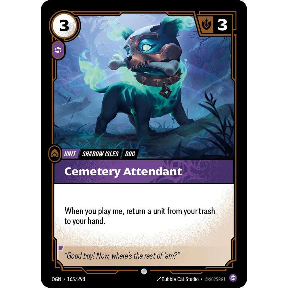 RFB [RFB01-OGN-165 C] Cemetery Attendant