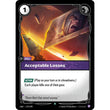 RFB [RFB01-OGN-179 U] Acceptable Losses