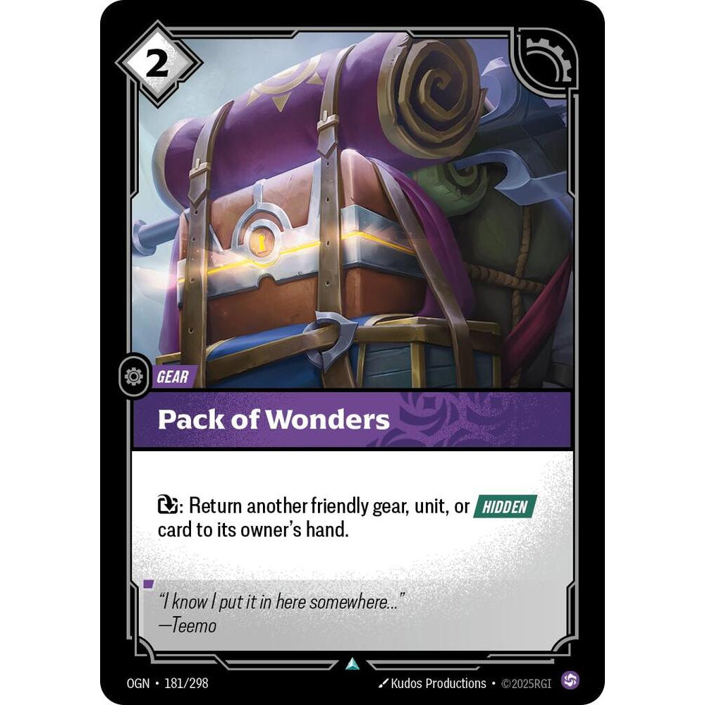 RFB [RFB01-OGN-181 U] Pack of Wonders