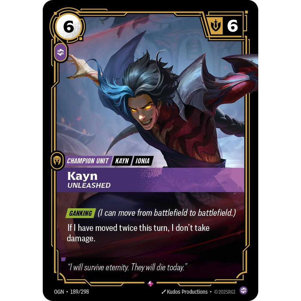 RFB [RFB01-OGN-189 R] Kayn - Unleashed