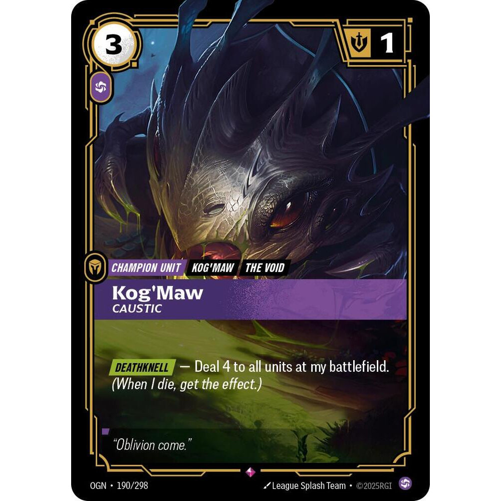 RFB [RFB01-OGN-190 R] Kog'Maw - Caustic
