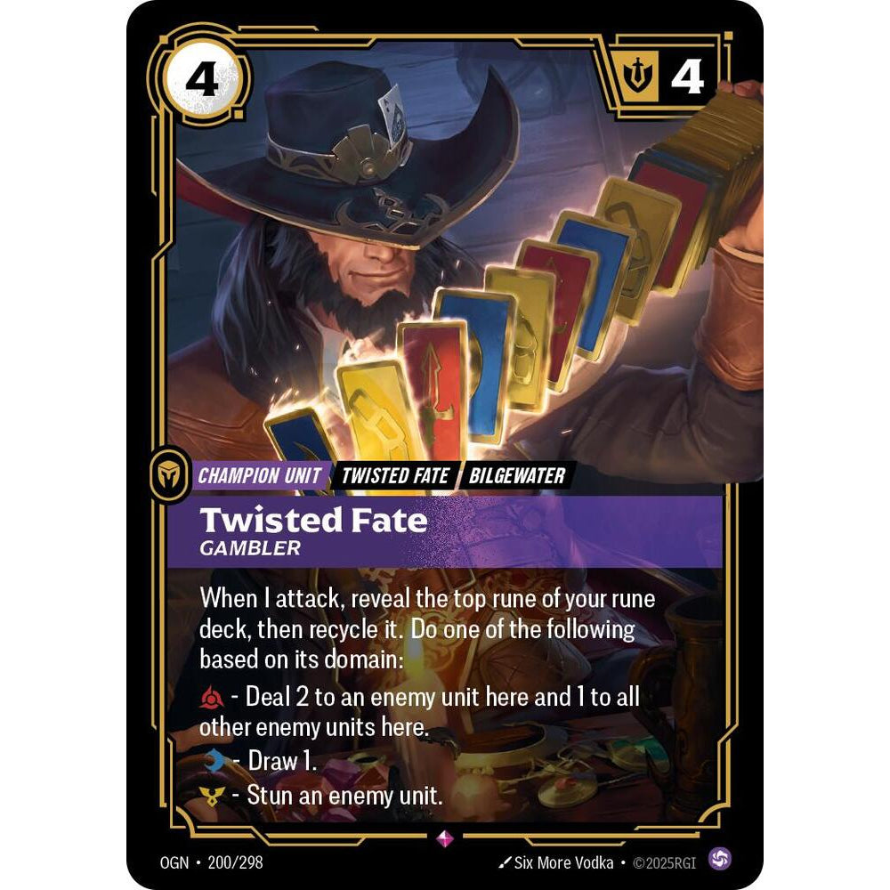 RFB [RFB01-OGN-200 R] Twisted Fate - Gambler