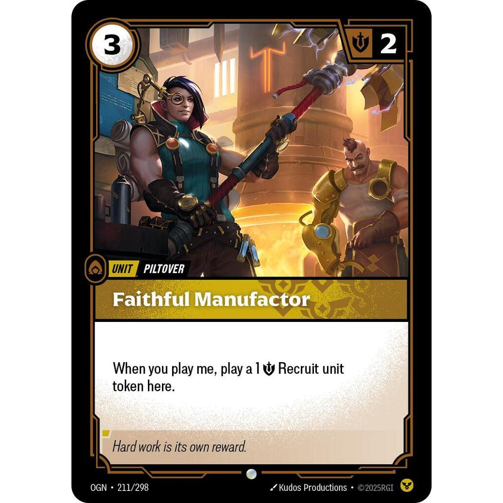 RFB [RFB01-OGN-211 C] Faithful Manufactor