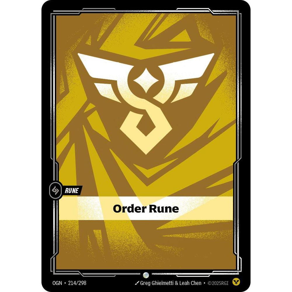 RFB [RFB01-OGN-214 C] Order Rune