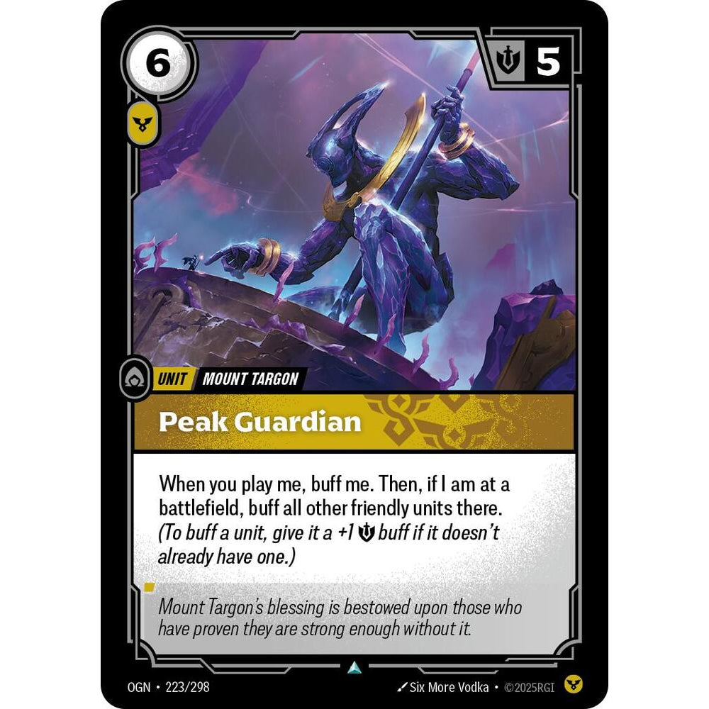 RFB [RFB01-OGN-223 U] Peak Guardian