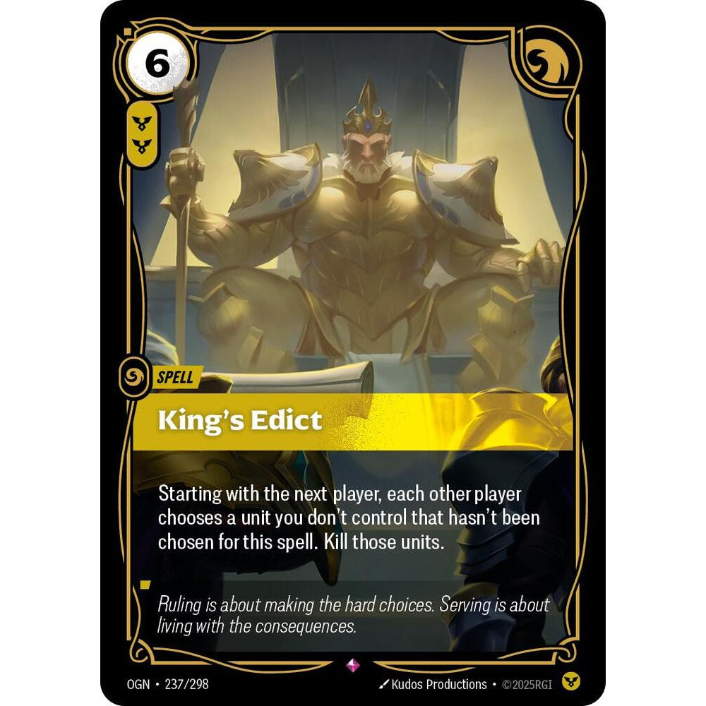 RFB [RFB01-OGN-237 R] King's Edict