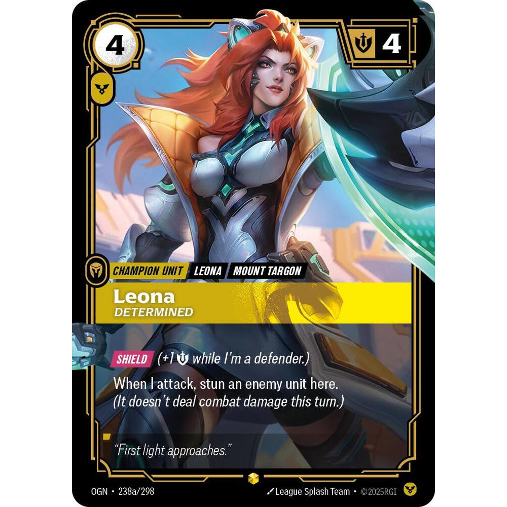 RFB [RFB01-OGN-238a AA] Leona - Determined (Alternate Art)