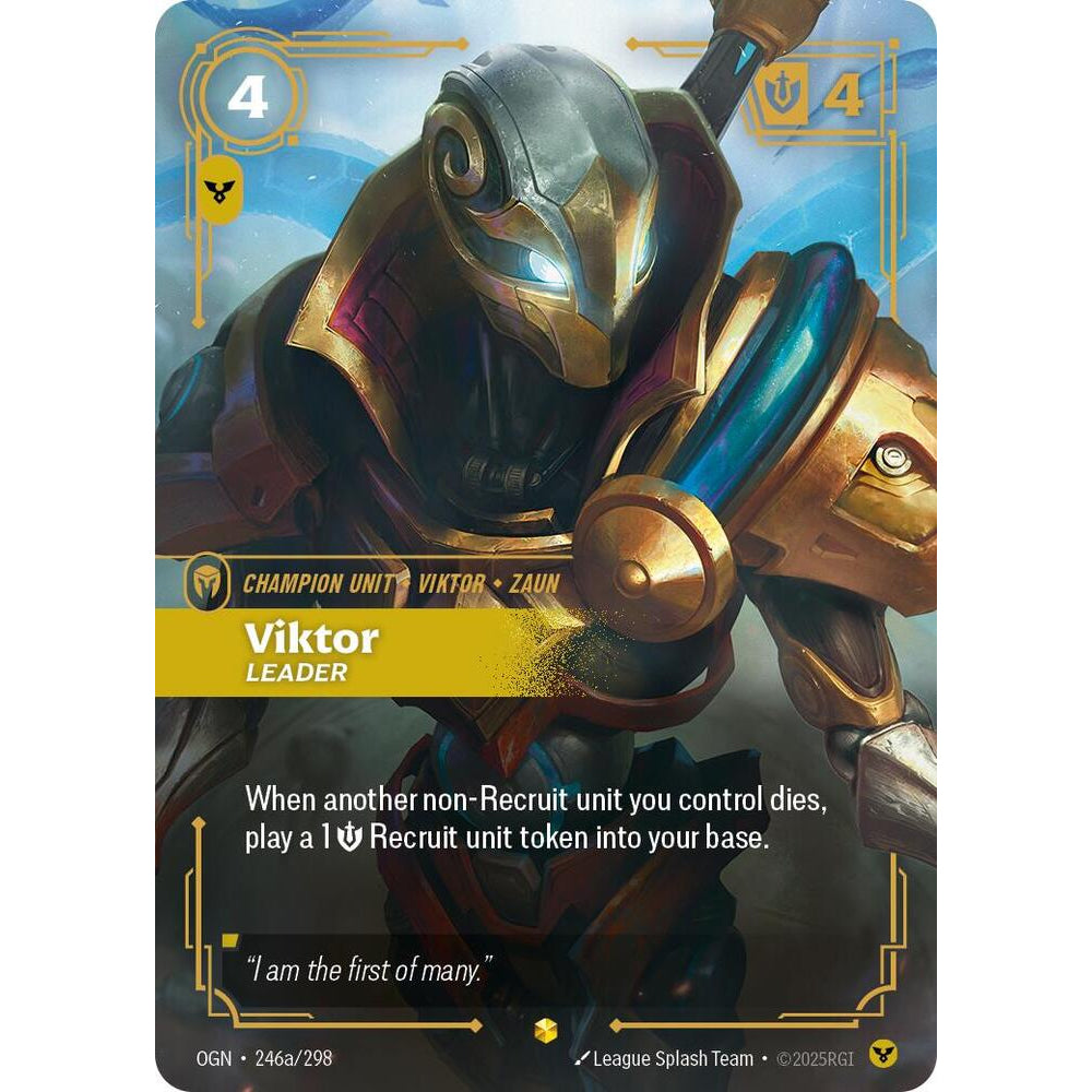 RFB [RFB01-OGN-246a AA] Viktor - Leader (Alternate Art)