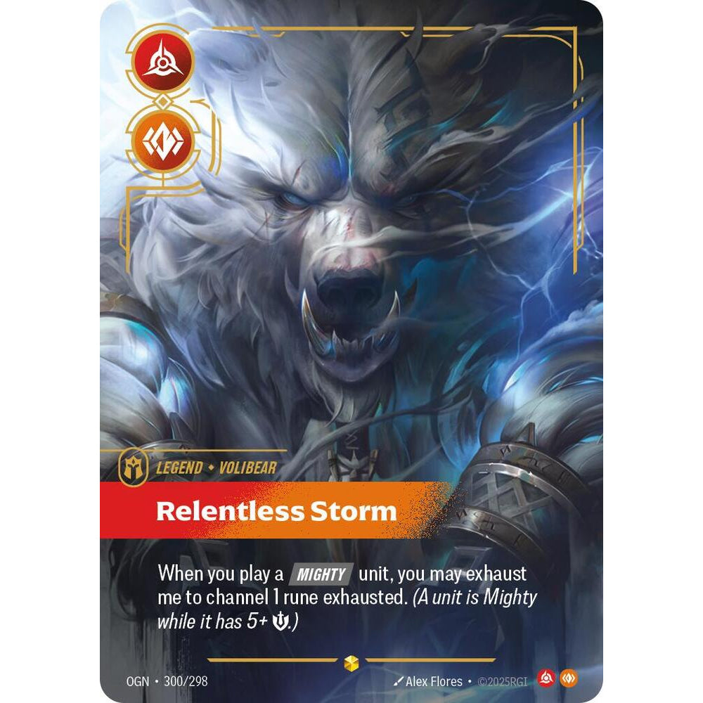 RFB [RFB01-OGN-300 ON] Volibear - Relentless Storm (Overnumbered)