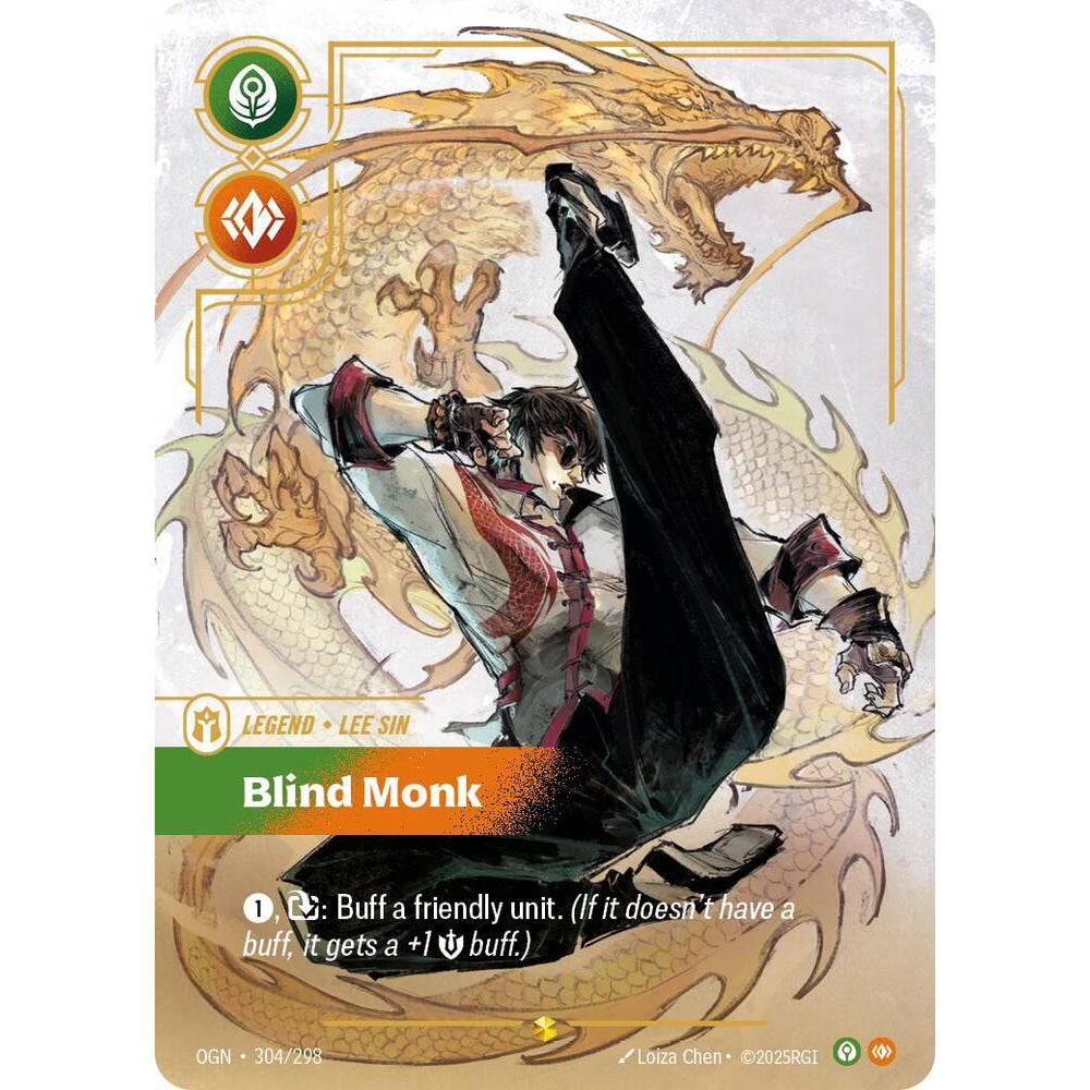 RFB [RFB01-OGN-304 ON] Lee Sin - Blind Monk (Overnumbered)