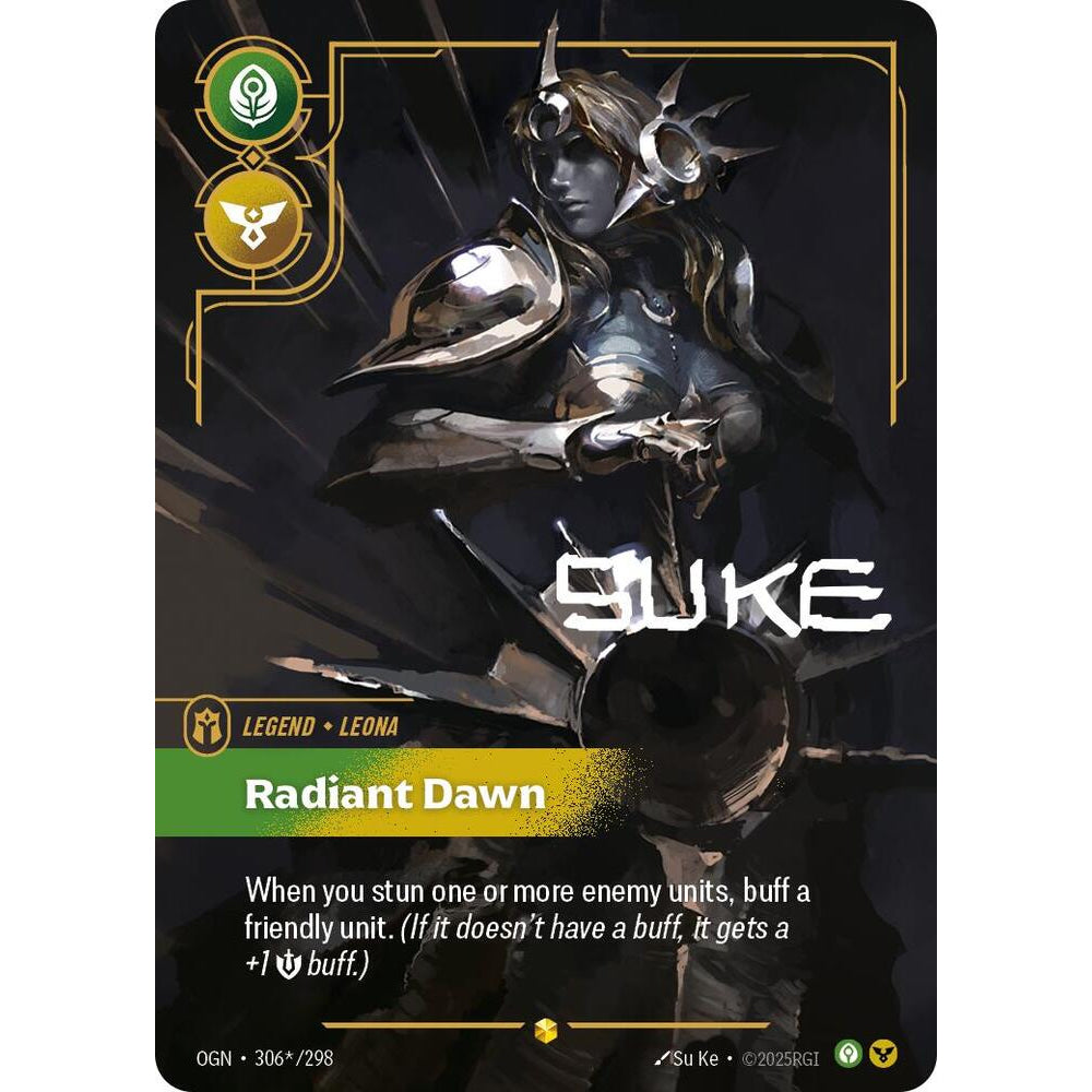 RFB [RFB01-OGN-306* AAS] Leona - Radiant Dawn (Alternate Art + Signature)