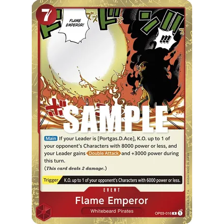 OPCG [OP03-016 R] Flame Emperor