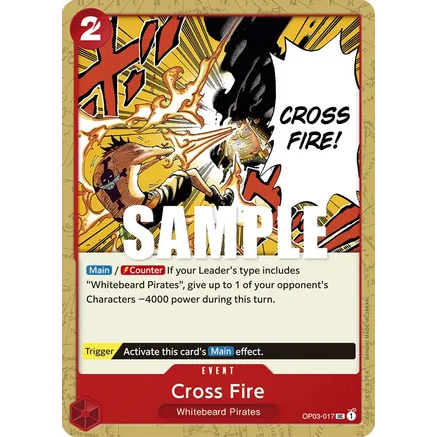 OPCG [OP03-017 UC] Cross Fire