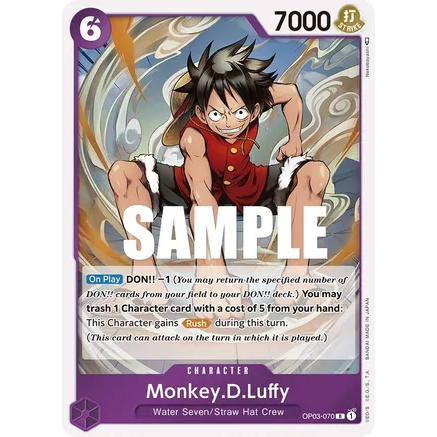 OPCG [OP03-070 R] Monkey.D.Luffy