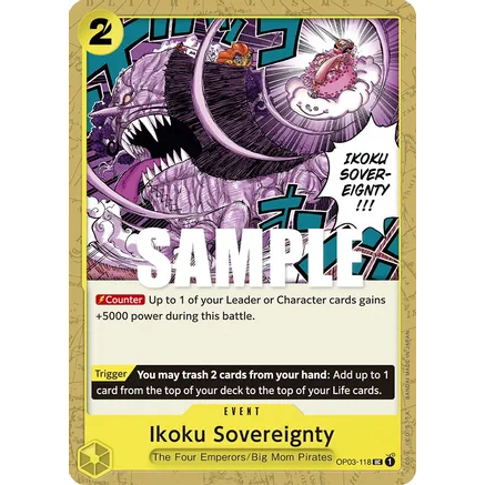 OPCG [OP03-118 UC] Ikoku Sovereignty