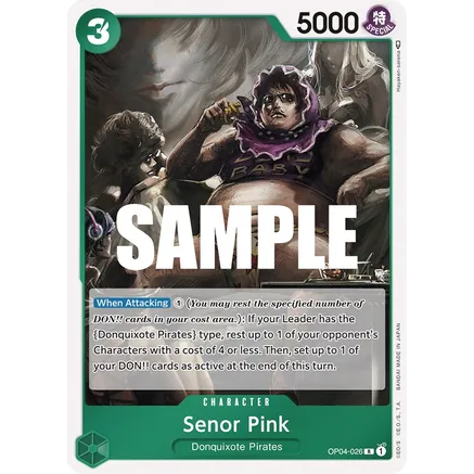 OPCG [OP04-026 R] Senor Pink