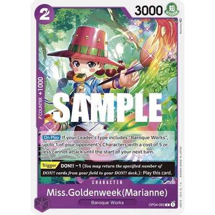 OPCG [OP04-065 C] Miss.Goldenweek(Marianne)