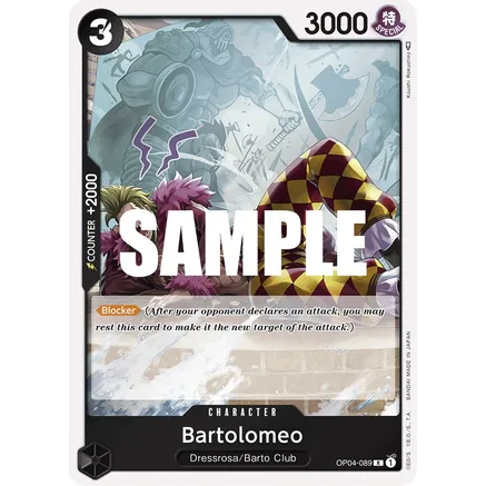 OPCG [OP04-089 R] Bartolomeo