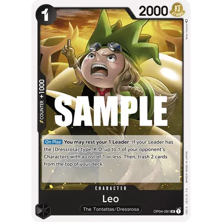 OPCG [OP04-091 UC] Leo